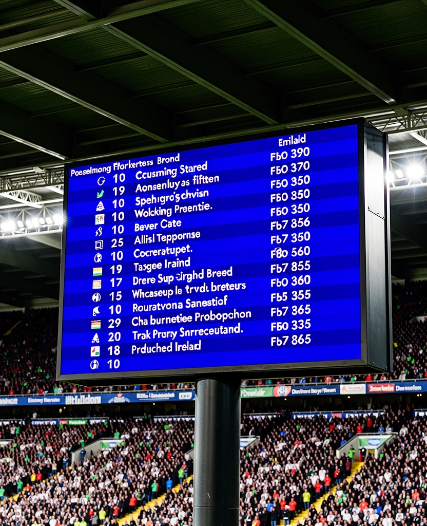 Professional stadium scoreboard lighting